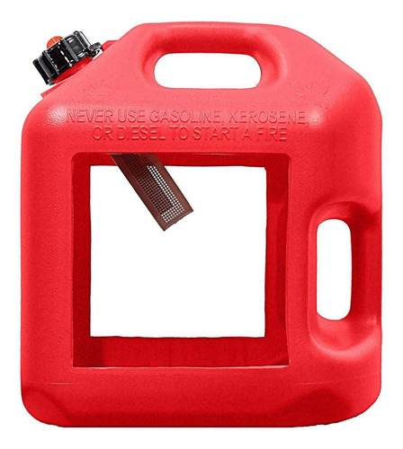Bidon Rojo De Gasolina De 5 Galones, 19 Litros Libre De Fuga