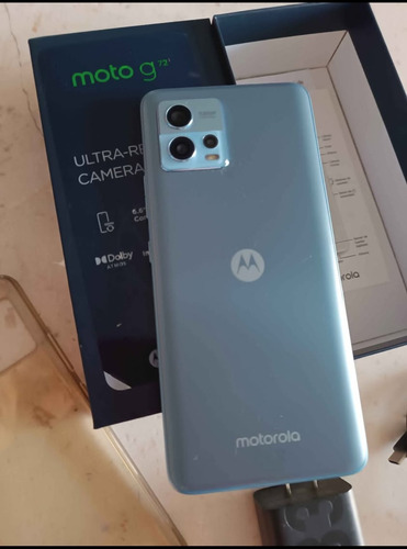 Moto G72 Dual Sim Libre 128 Gb Azul Niágara 6 Gb Ram Azul Acero (Usado)