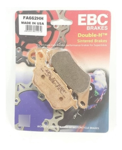 Pastilla De Freno Ebc Fa662hh Yamaha Mtn 320 / Yzf -r3