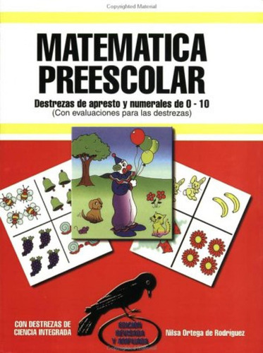 Libro : Matematica Preescolar 0-10 - Ortega, Nilsa
