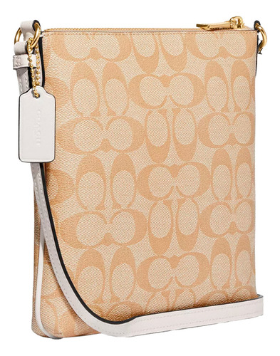 Bolsa Coach Para Dama Cuero Mini Rowan File Ce871 Original Light Khaki Lisa Crema (Reacondicionado)