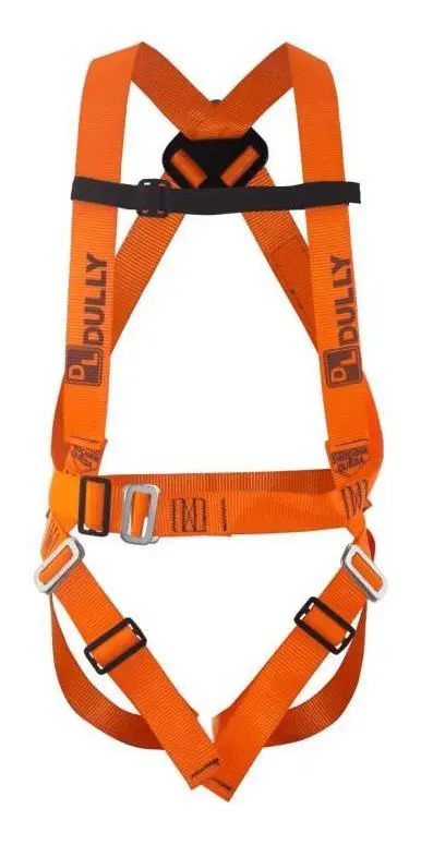 Cinto Paraquedista Antiqueda Dully DLT-012 2 Pontos Ancoragem Laranja