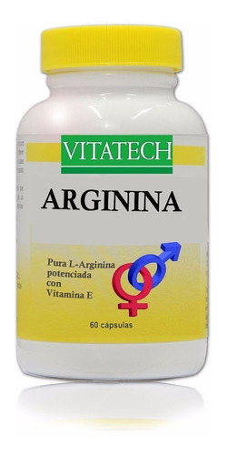 Imagen 1 de 10 de Arginina Vitatech X 60 Capsulas Aminoácidos