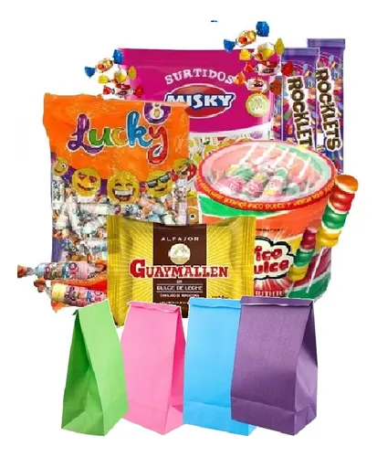 comprar Combo Golosinas 35 Chicos+ Bolsas Papel Fiestissima Liniers