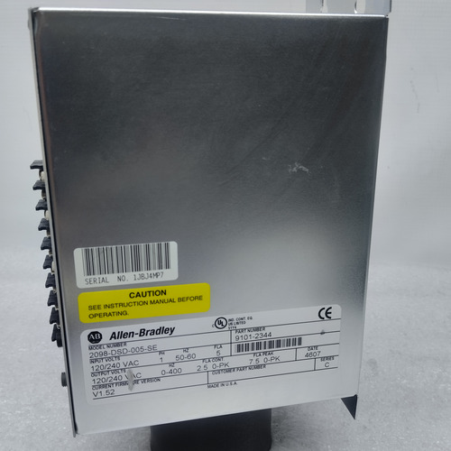 Servodriver Kinetix Ultra 3000 2098-dsd-005-se Allen Bradley (Usado)