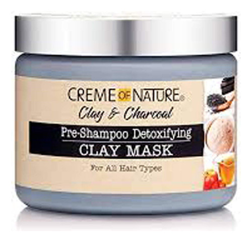 Creme Of Nature Clay & Charcoal - Mascarilla De Arcilla Des.