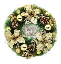 Comprar . Coronas Navidad De Decoración Mixta Flor Hogar Navidad 30