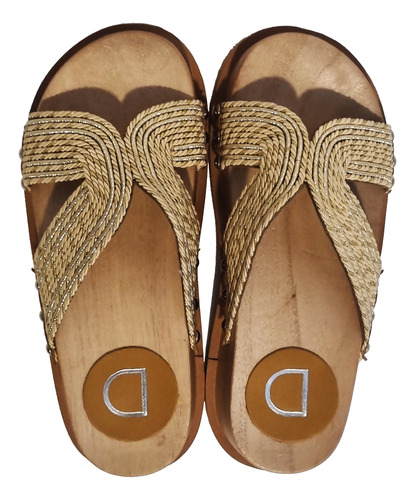 Sandalias Mujer Plataforma Debendita Driades Raffia