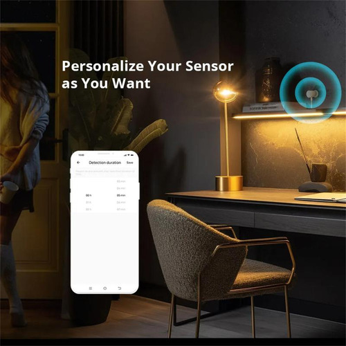Sensor De Presencia Humana Sonoff Snzb-06p Zigbee 5,8 Ghz Oq
