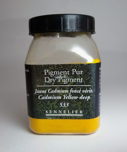 Pigmento Sennelier Amarillo Cadmio Oscuro -533- 150 G