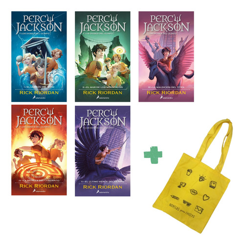 Percy Jackson 1 Al 5 - Riordan - Salamandra 5 Libros Nva Ed