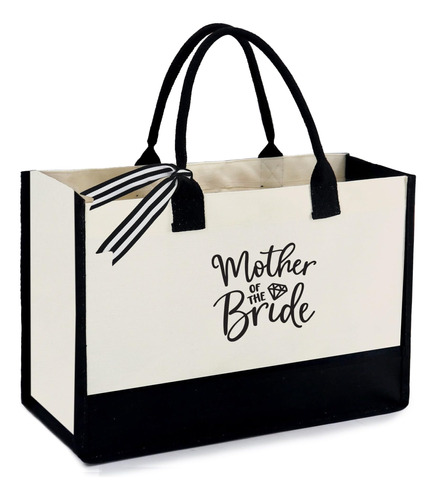 Beegreen Canvas-gifts-bag-for-bride-damas De Honor - Madre D