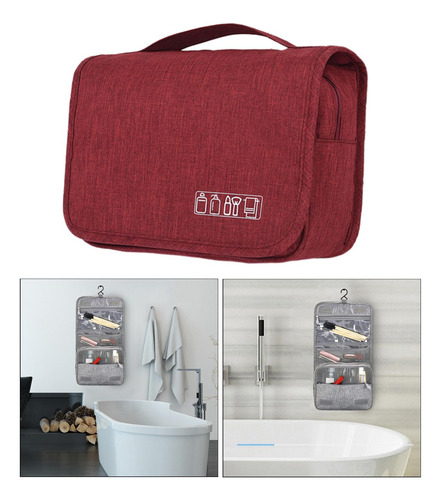 Neceser Colgante De Viaje Con Gancho Bolsa De Ducha Para