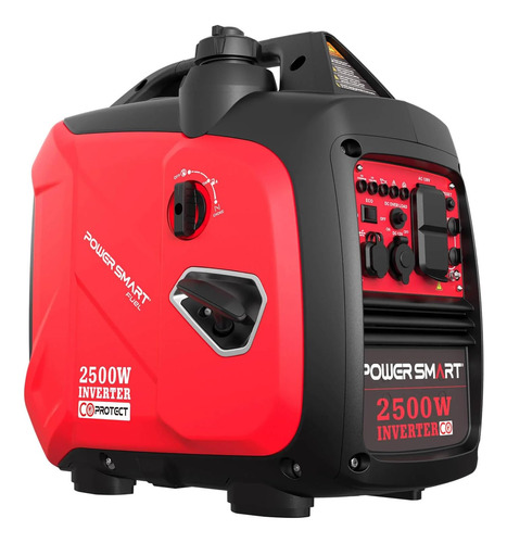 Generador Inversor Portátil 2500w A Gas, Sensor Co, Silencio