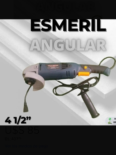 Esmeril 4 1/2 Olympic Profesional