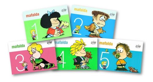 * Combo Mafalda Coleccion Completa * Del 1 Al 10 Quino