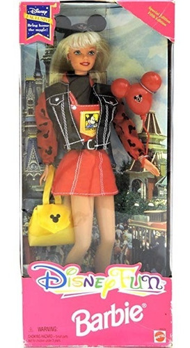 Disney Diversión Barbie Quinta Edición 1997 W / Globo Y Mick