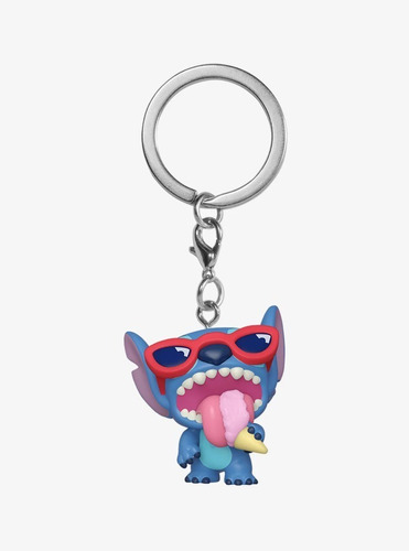 Llavero Funko Pop Nuevo Summer Stitch Con Helado Y Gafas