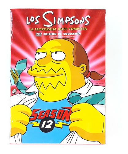 Los Simpson Temporada 12 Completa 4 Dvd  Sellados  Nuevos