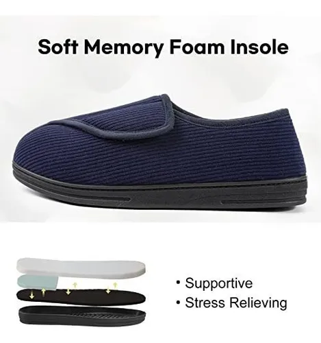 Pantuflas Para Diabéticos De Espuma Viscoelástica Longbay Pa