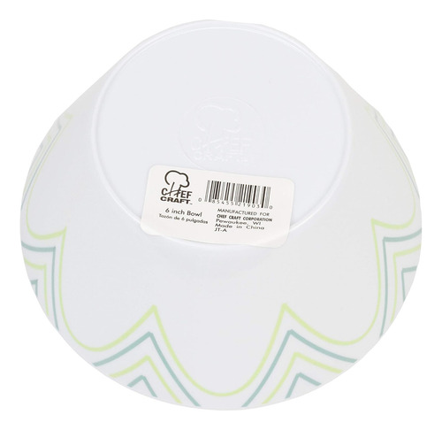 Chef Craft Ensaladera De Melamina De Primavera, 6 Pulgadas D