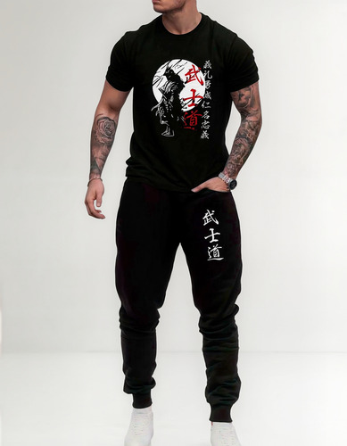 Pants Jogger Hombre Conjunto Pants Y Playera Moda Samurai