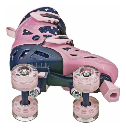 Imagen 5 de 5 de Patines 4 Ruedas Niña Ajustables Roller Derby Talla 30 A 32