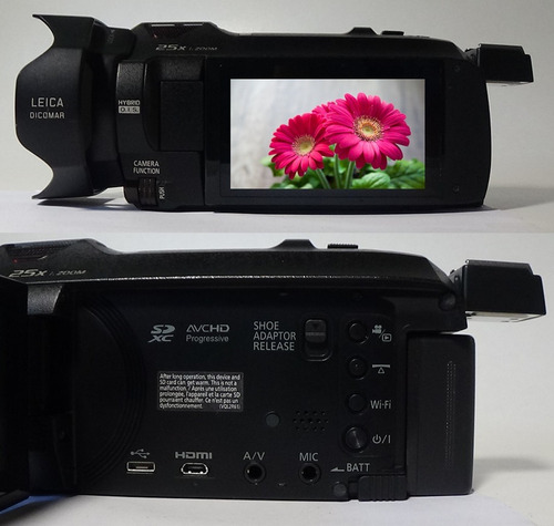 Filmadora Panasonic Hc-vx870 4k Hdmi Limpa