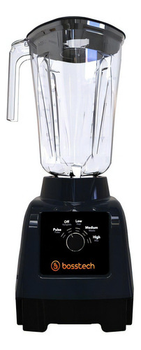 Licuadora 750w Plástico 2l Perilla 3vel Bosstech B3 Negra