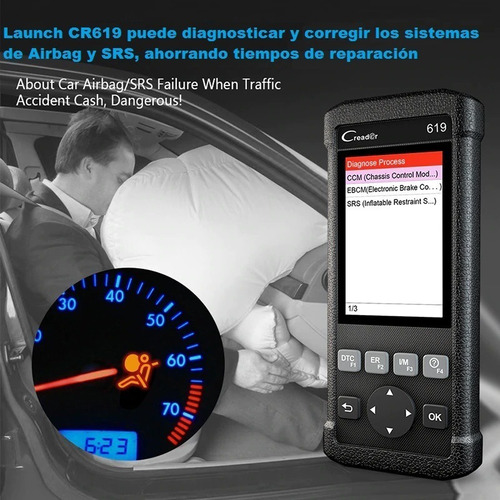 Escaner Scanner Launch Cr 619 Diagnostico Automotriz