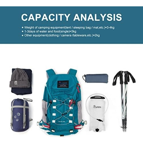 Mountaintop Mochila De Senderismo 35l Viajes Al Aire Libre Y
