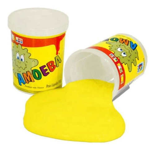 Imagem 2 de 2 de Amoeba Geleca Asca Toys Amarelo