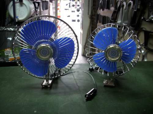 Ventilador 12 Volts, 8 Pulgadas  (posición Fijo Y Oscilante)