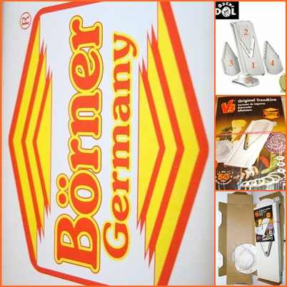 Imagen 9 de 10 de Mandolina Cortador De Frutas Y Verduras Borner Original V3
