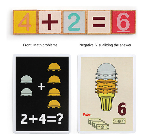 Set De Juego Para Niños Ice Cream, Juego De Matemáticas Y Ló