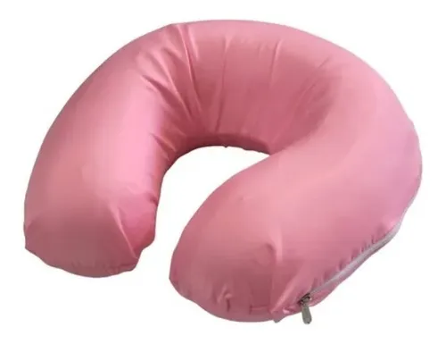 Almohada De Viaje Cuello Viscoelástica Funda Con Cierre