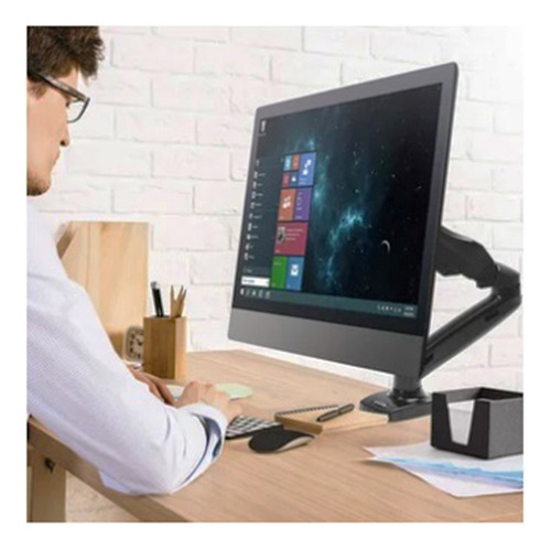 Soporte Rack Para Monitor/tv 13 A 27 PuLG Brazo Ergonómico