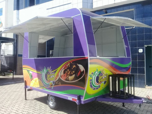 Imagem 8 de 12 de Trailer Food Truck Carreta Carrinho De Lanche Food Treiler