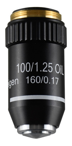 Objetivo Acromático  100x Para Microscopio Laboratorio
