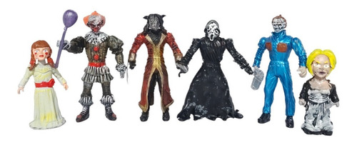 Set Figuras De Accion Personajes Terror Tiffany Annabelle It