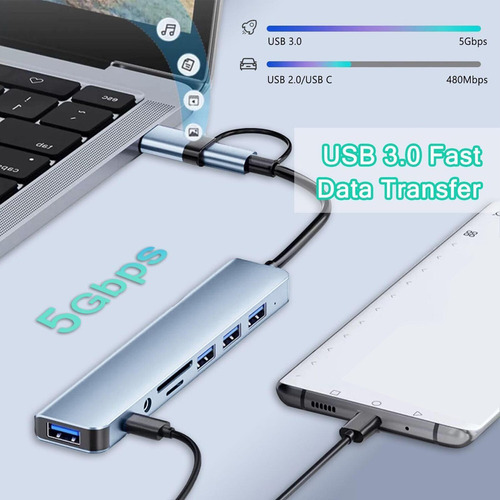 - Estación De Acoplamiento Estación De Acoplamiento Usb C