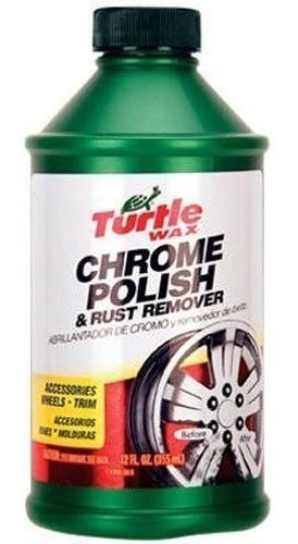 Turtle Wax T280ra Chrome Polish Y Rust Remover 12 Oz