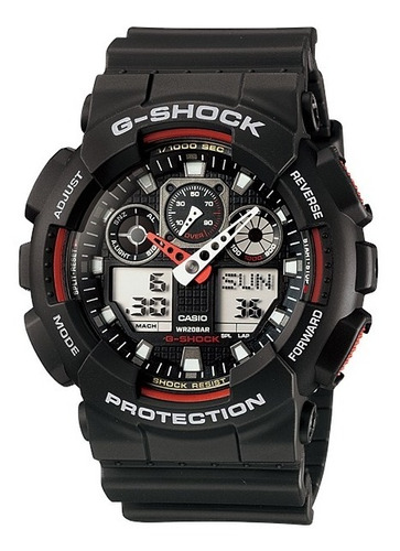 Reloj Casio G-shock Ga-100-1a4 Wr200m Agente Oficial Caba
