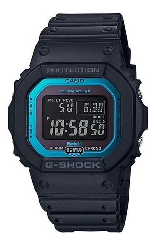 Reloj Casio G-shock Gw-b5600-2 Agente Oficial Casio Centro Color Del Fondo Azul Color De La Malla Negro Color Del Bisel Negro