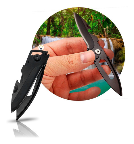 Mini Cuchillo Abrecartas Navaja Camping Llavero Ae-251