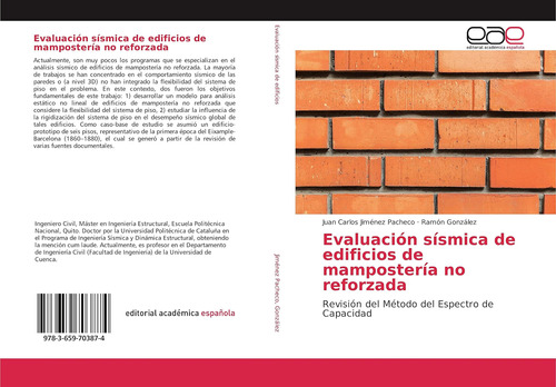 Libro: Evaluación Sísmica De Edificios De Mampostería No Ref