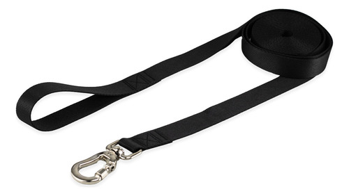 Coleira Guia 10 Metros Para Cães Cachorro Adestramento Passeio Tamanho P Porte Pequeno Basic Pet Preto