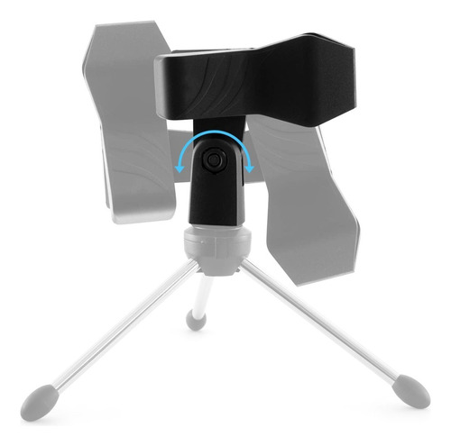 Soporte Pinza P Micrófono De Mano + Adaptador 1/4 Y 5/8