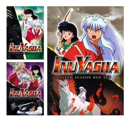 Inuyasha Serie Completa Temporada 1 2 3 4 5 6 7 Paquete Dvd