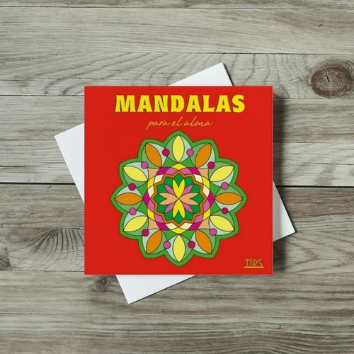 Libro P/ Colorear. Mandalas Para El Alma. Color Rojo